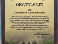 Aleja Dębowa 70-lecia PTTK. Karpniki 26.09.2020